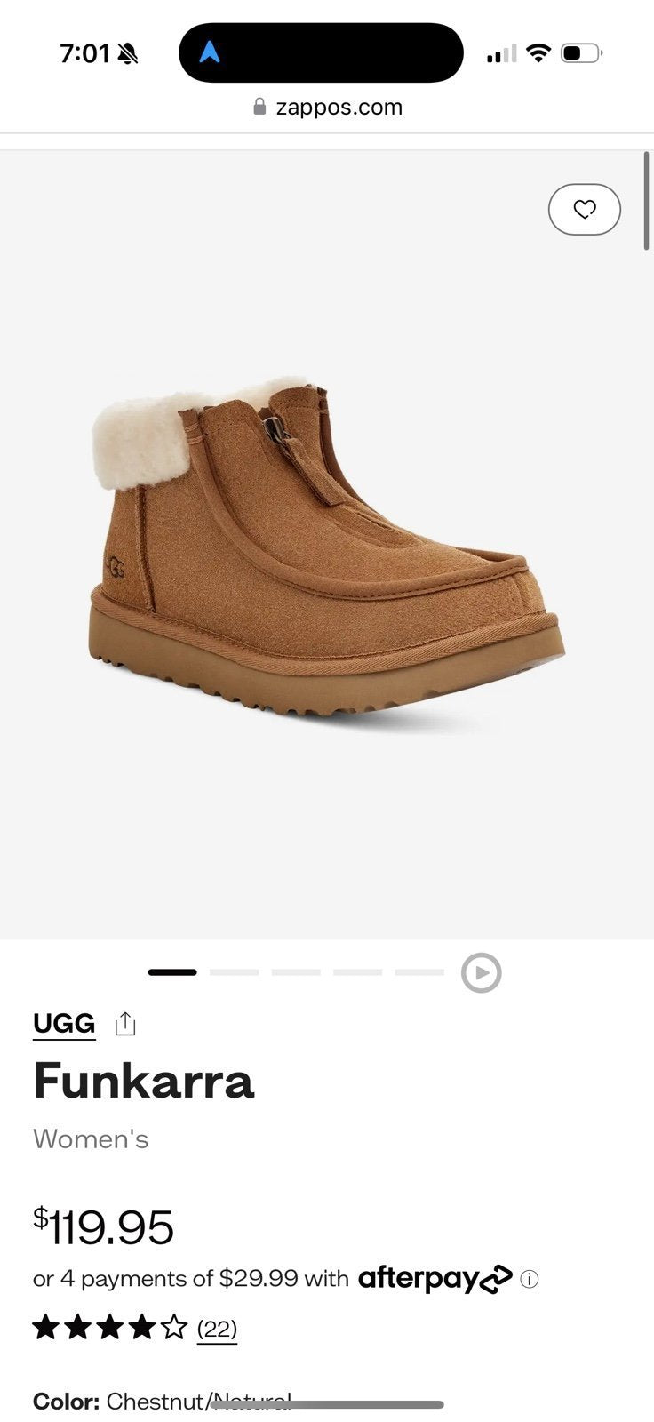 BNWT UGG Funkarra Women’s Boots Size 9 w/ Box