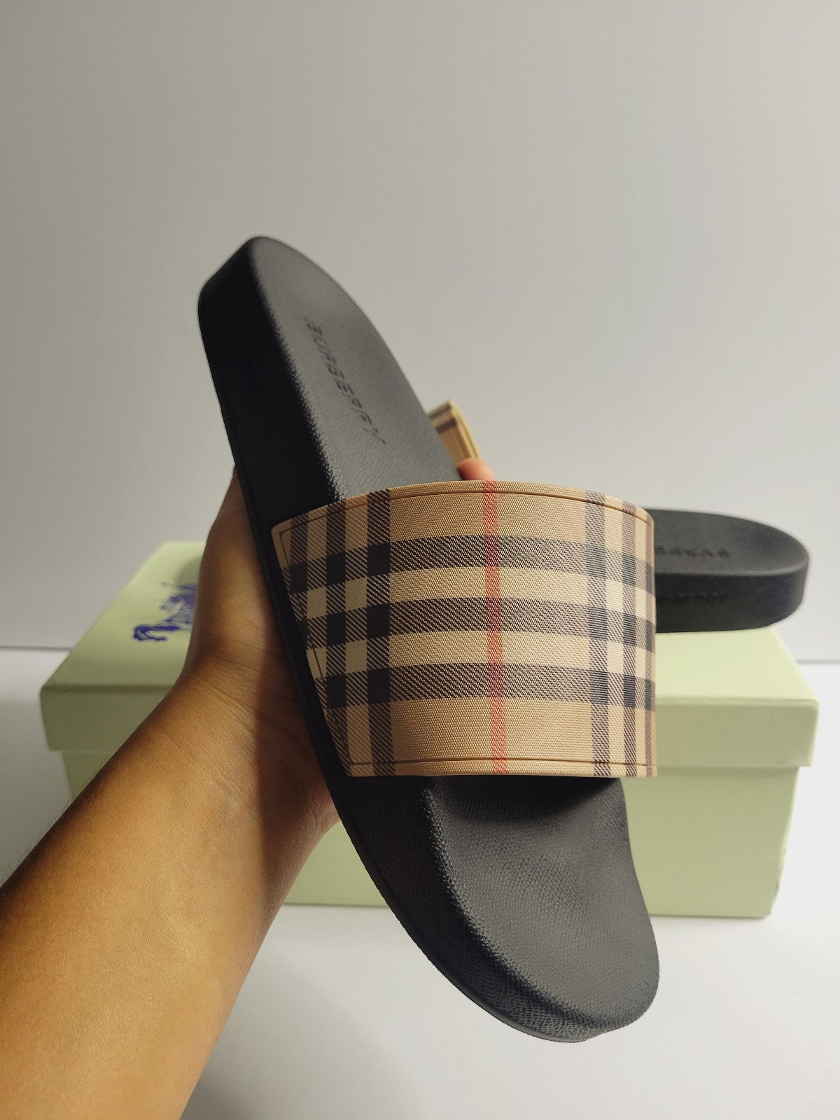 Burberry slides